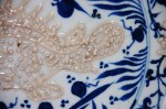 Antiker B/W Teller mit Fisch Ming Dynastie